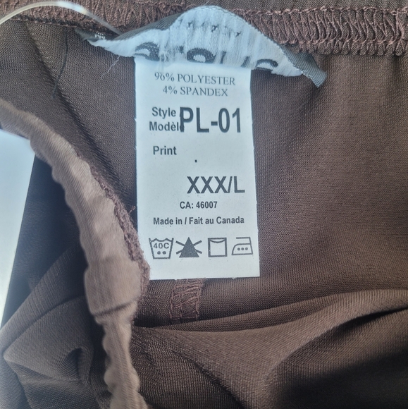 Brown pull on pants - Picture 2 of 5